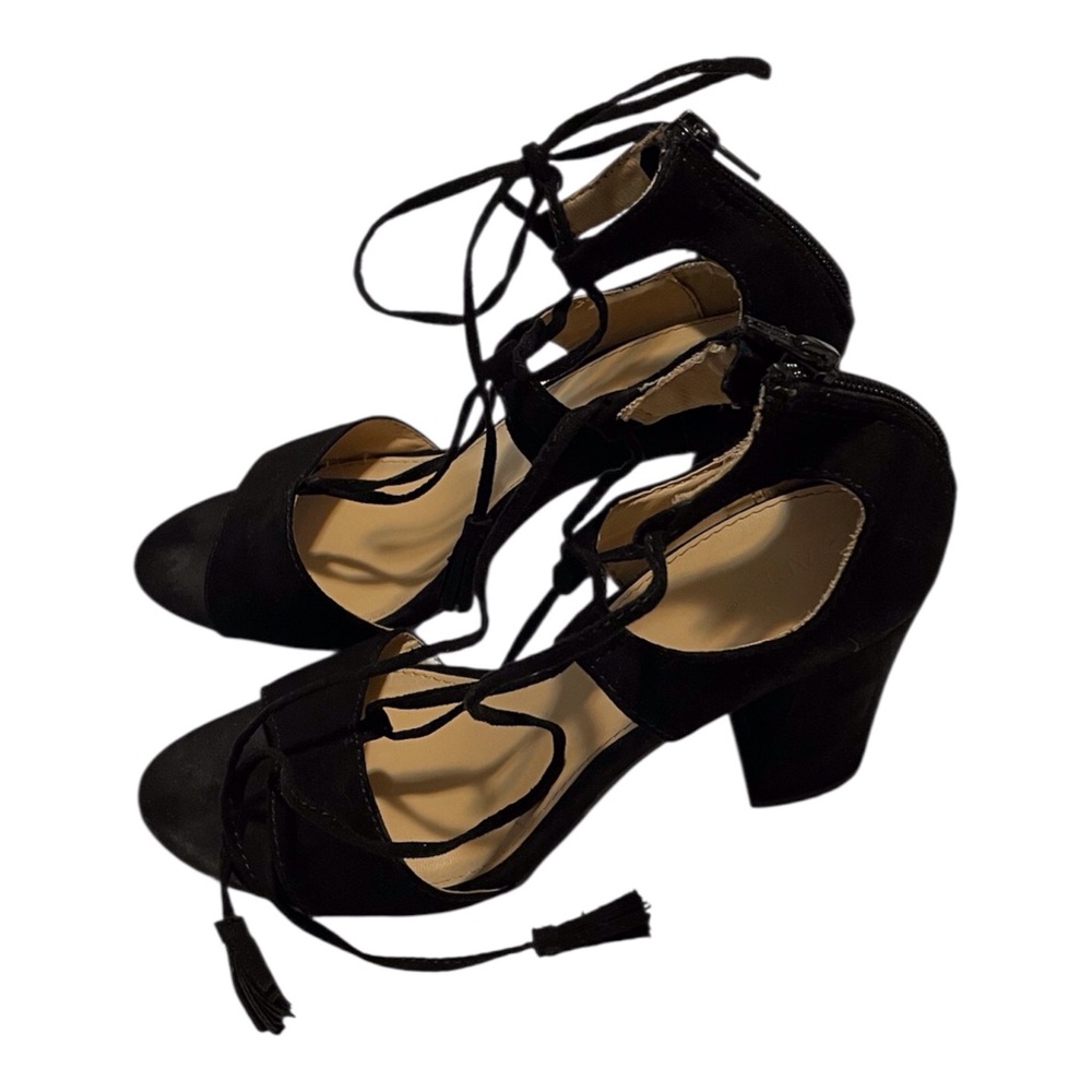 Apt.9 Women's Black Strappy Block Heels Sandal, 7.5M - Picture 2 of 10